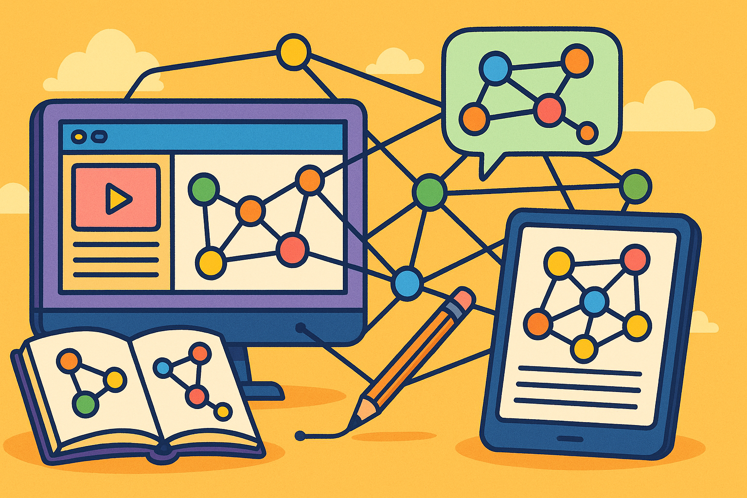 Diseña Interfaces Educativas con Grafos: Conecta Ideas y Aprendizaje