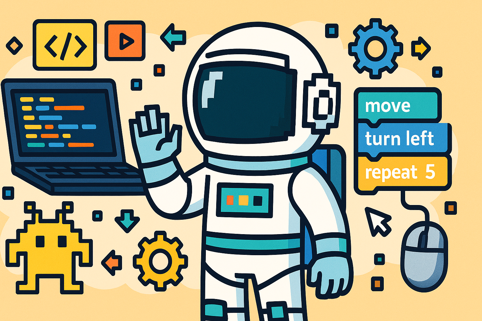 Pixelnautvof: Programación Visual para Educación Interactiva